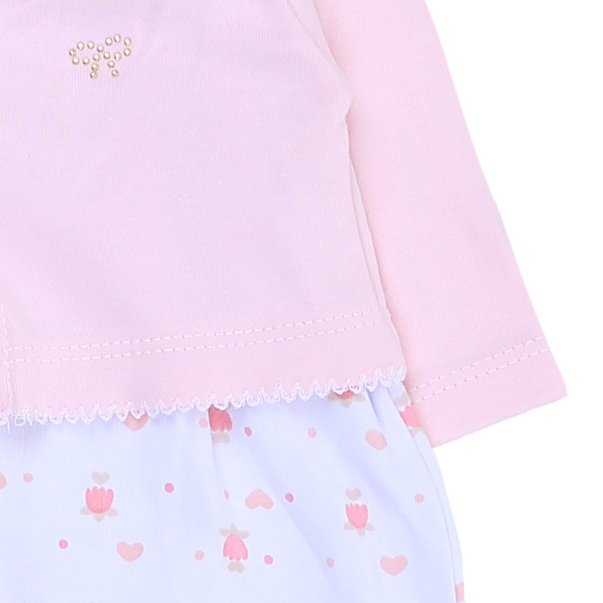 Macacão Longo Bebê Estilinho Estampa Ovelha 2 Peças Macacão Longo Bebê Estilinho Estampa Ovelha 2 Peças