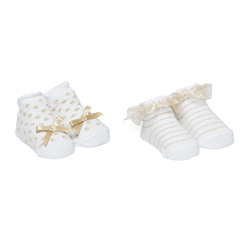 Meia Bebê Pimpolho Festinha Com 2 Peças