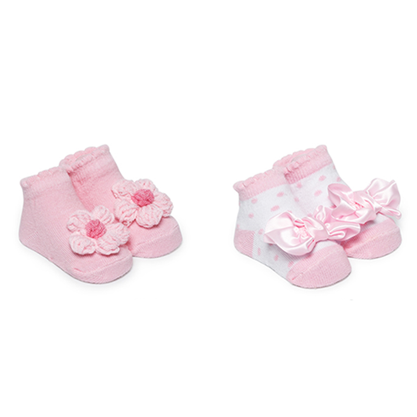 Meia Bebê Pimpolho Festinha Com 2 Peças