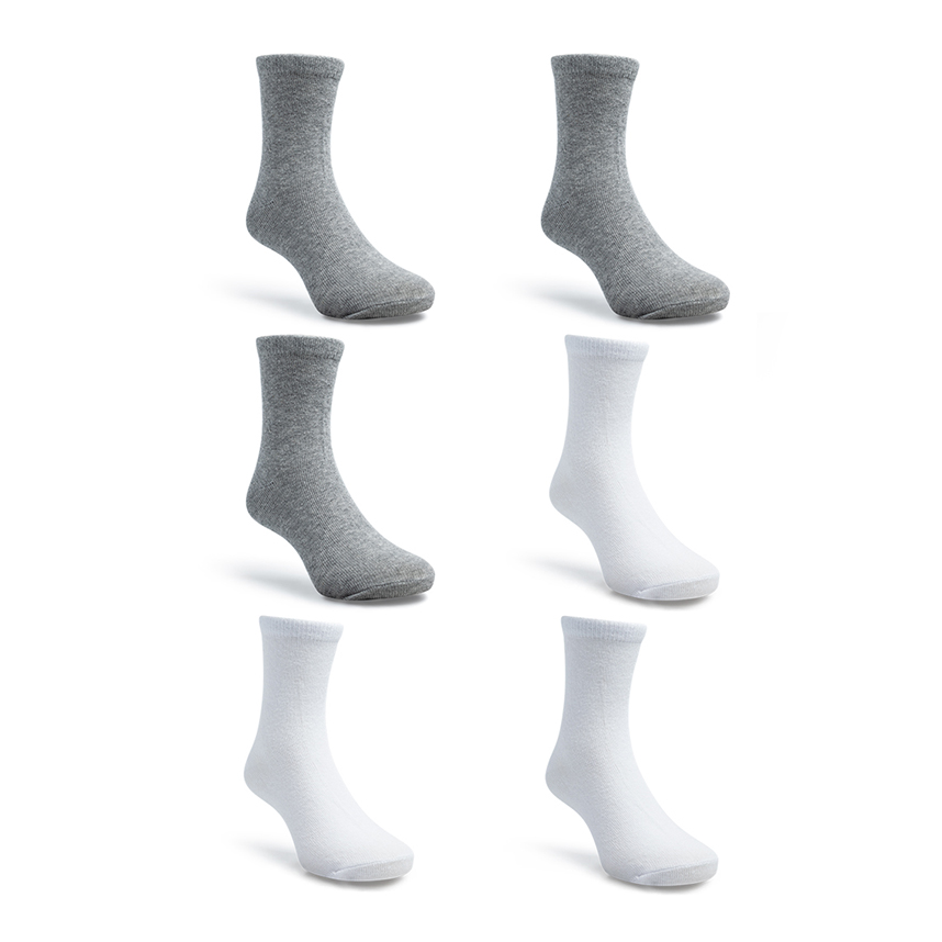 Meia Juvenil Pimpolho Cano Longo com 6 Pares