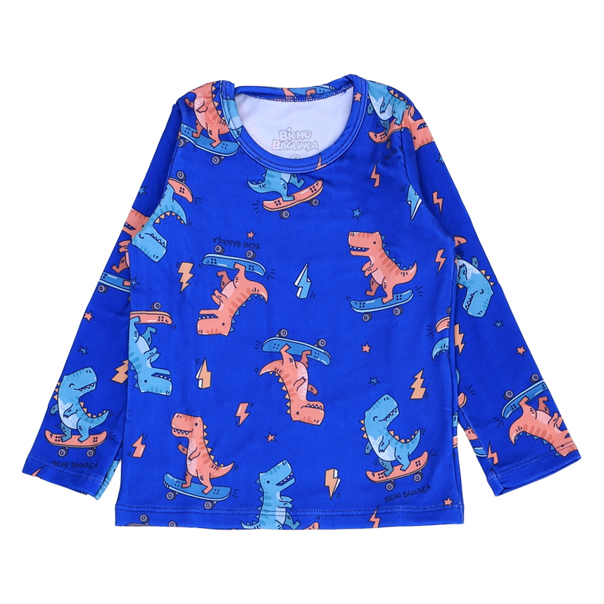 Pijama Longo Infantil Bicho Bagunça Térmico Estampado