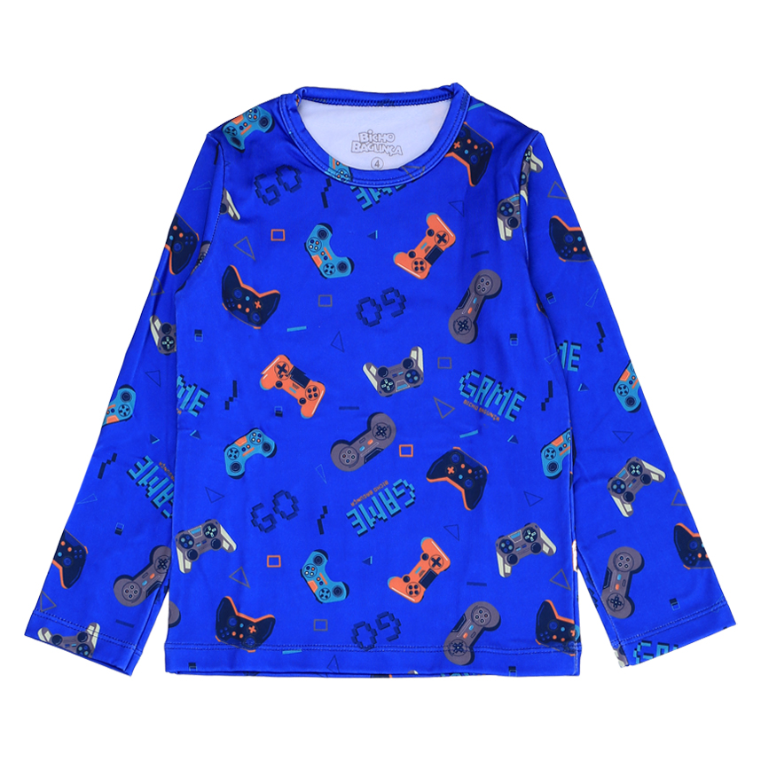 Pijama Longo Infantil Bicho Bagunça Térmico Estampado