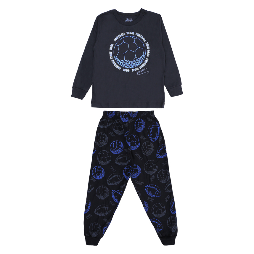 Pijama Longo Infantil Bicho Bagunça Estampa Bola