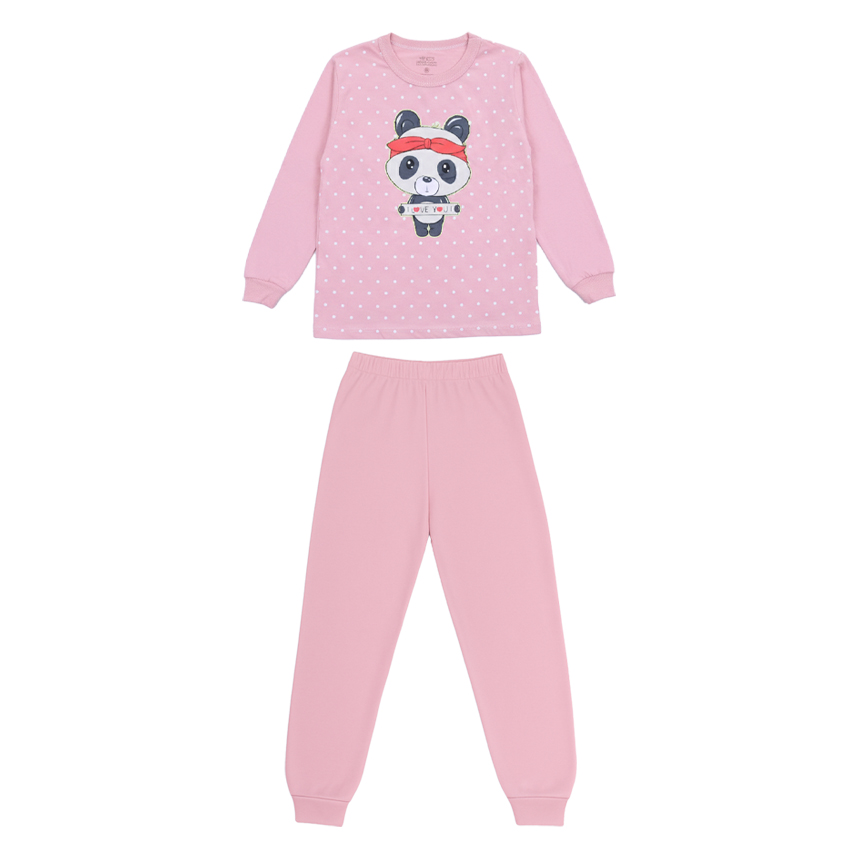 Pijama Longo Juvenil Bicho Bagunça Estampa Panda Pijama Longo Juvenil Bicho Bagunça Estampa Panda