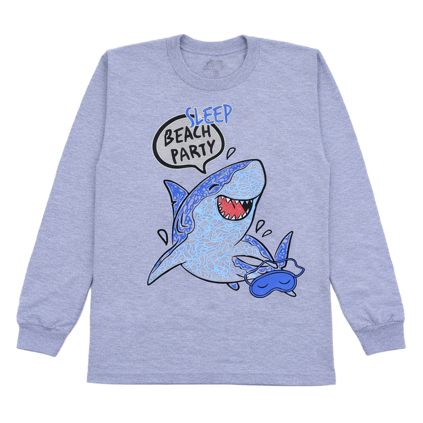 Pijama Longo Juvenil Bicho Bagunça Estampa Tubarão Pijama Longo Juvenil Bicho Bagunça Estampa Tubarão