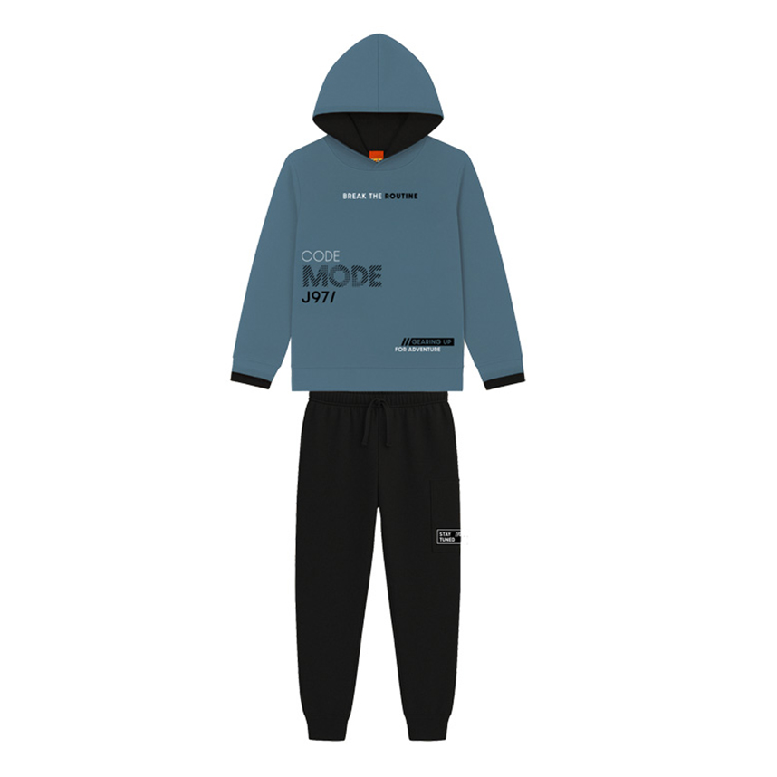 Conjunto Infantil Kyly Blusão Estampa Mode e Calça