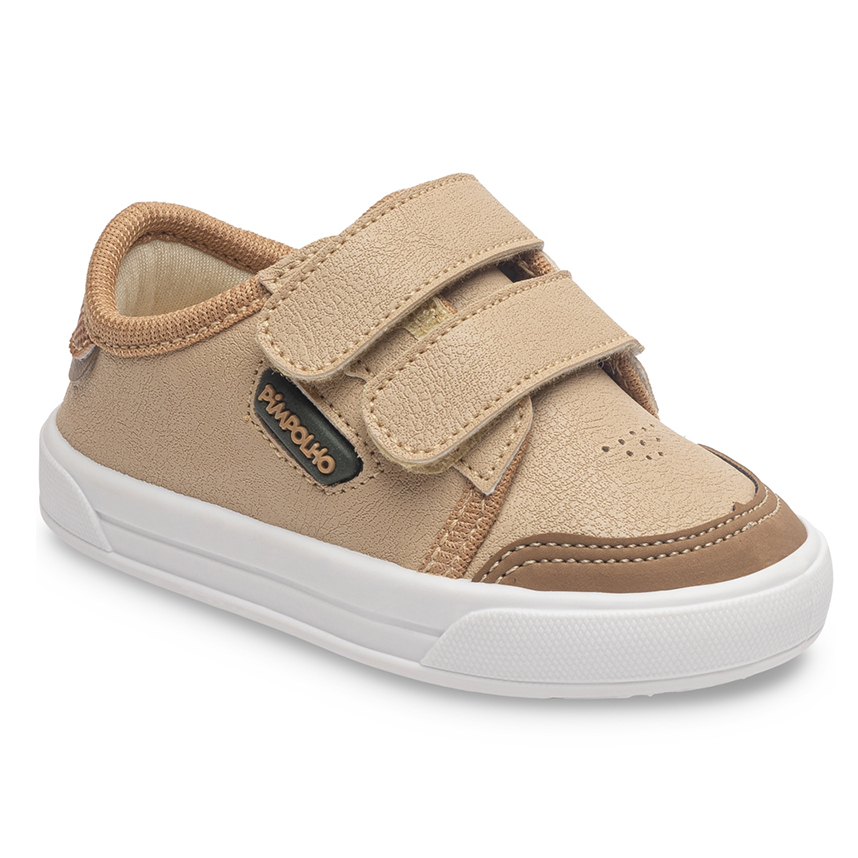 Tênis Bebê Pimpolho Menino Com Dois Velcros