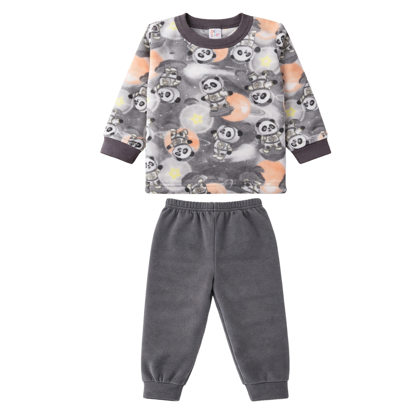 Pijama Longo Infantil Duzizo Soft Estampa Bichinhos