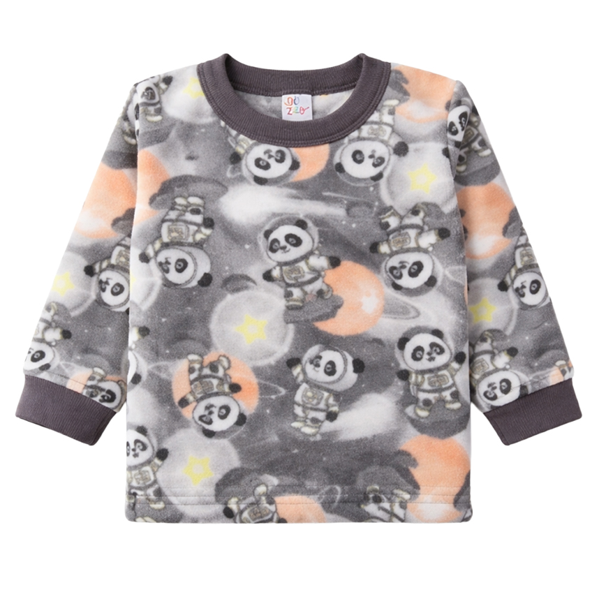 Pijama Longo Infantil Duzizo Soft Estampa Bichinhos