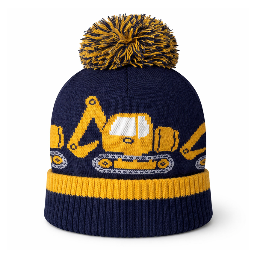 Touca Infantil Everly Em Acrílica Caminhão