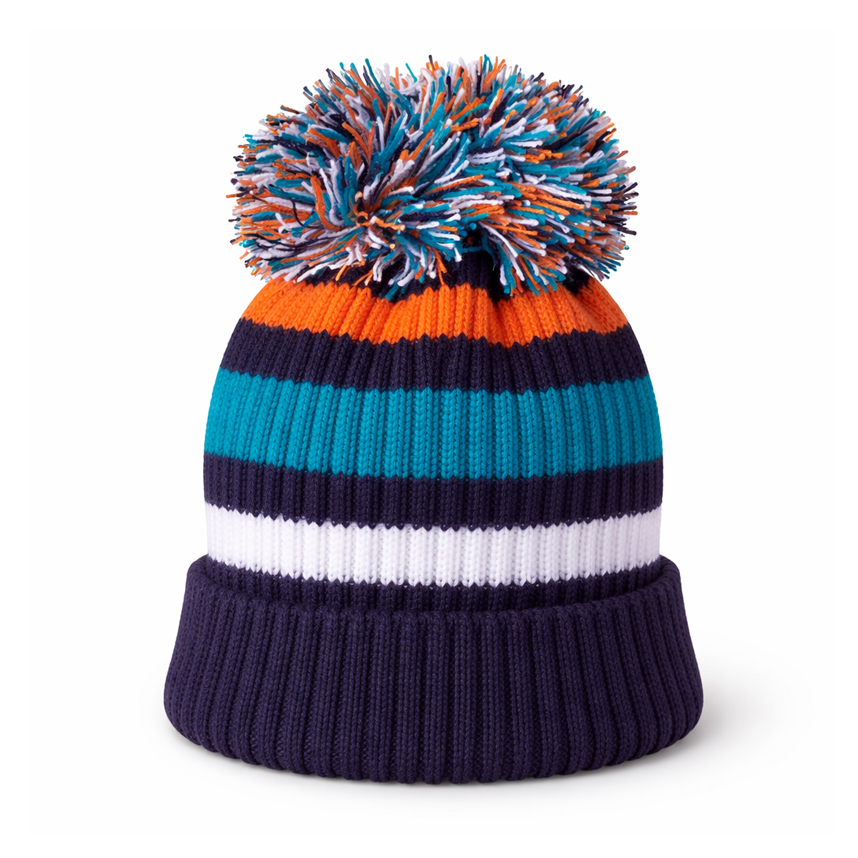 Touca Infantil Everly Acrílica Com Pom Pom