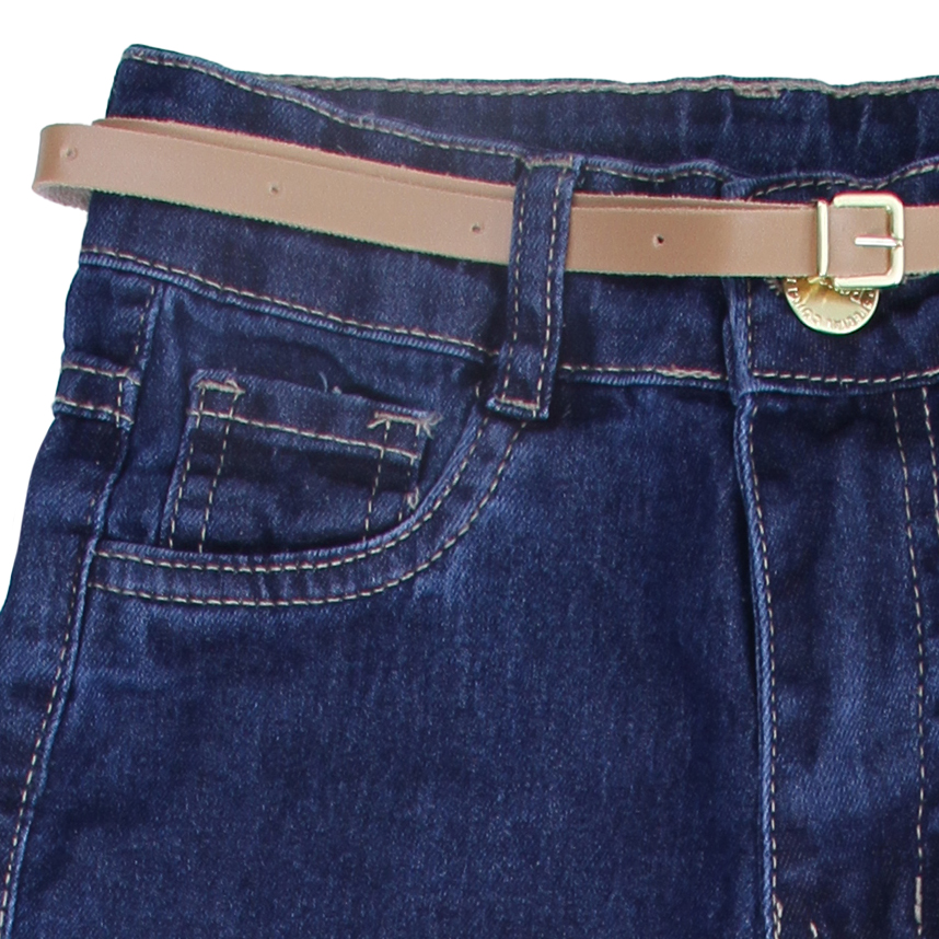 Calça Jeans Juvenil Revert Skinny com Cinto