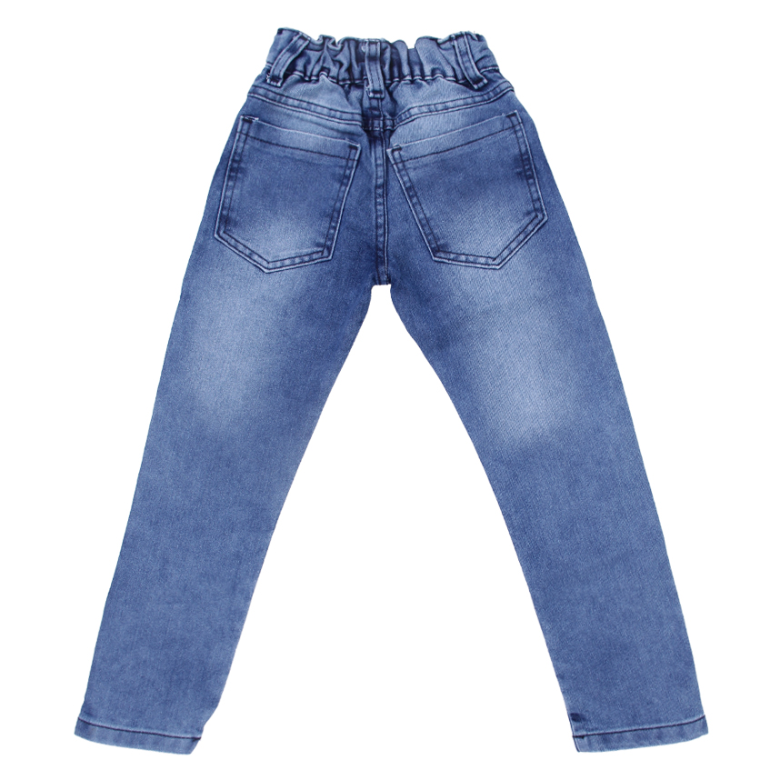 Calça Jeans Infantil Faos Básica Com Detalhe Used