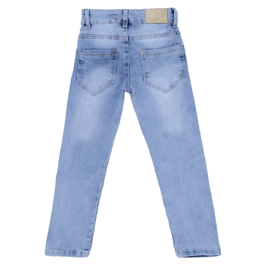 Calça Jeans Infantil Faos Detalhe Used E Puídos