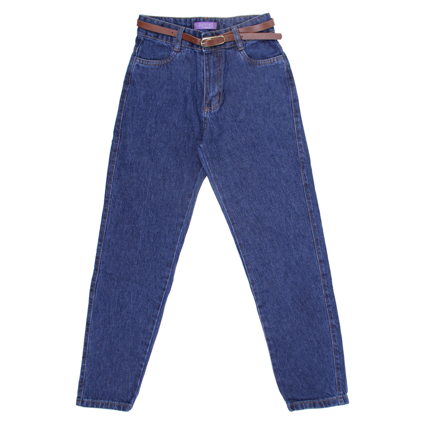 Calça Jeans Juvenil Revert Reta Com Cinto