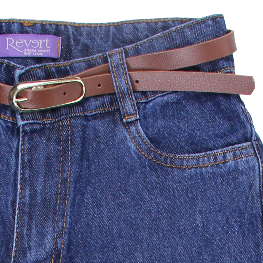 Calça Jeans Juvenil Revert Reta Com Cinto