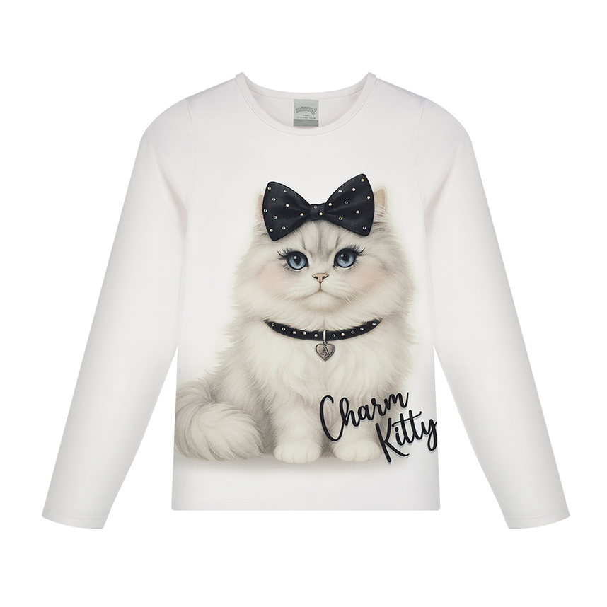 Blusa Infantil Alakazoo Manga Longa Estampada