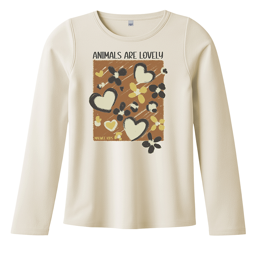 Blusa Infantil Malwee Básica Manga Longa Estampada