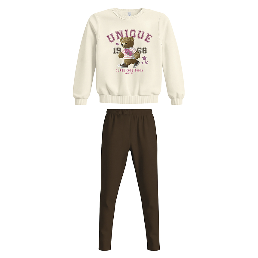 Conjunto Infantil Malwee Blusão Estampado E Calça Legging