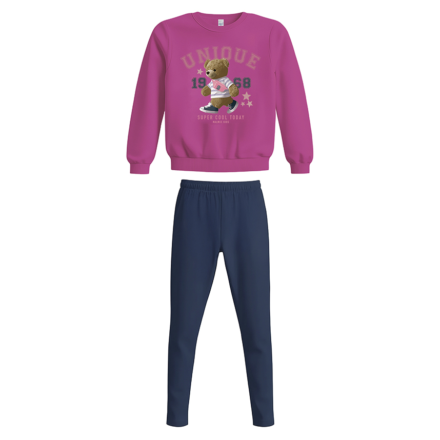 Conjunto Juvenil Malwee Blusão Estampado E Calça Legging