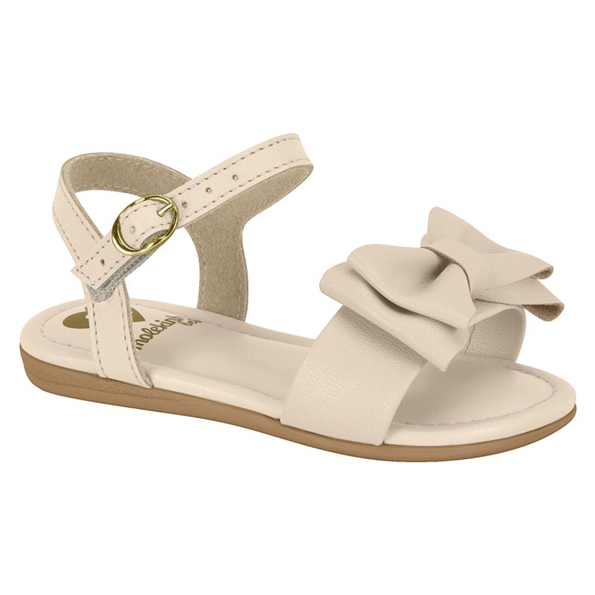 Sandália Infantil Molekinha Com Fivela E Detalhe Laço