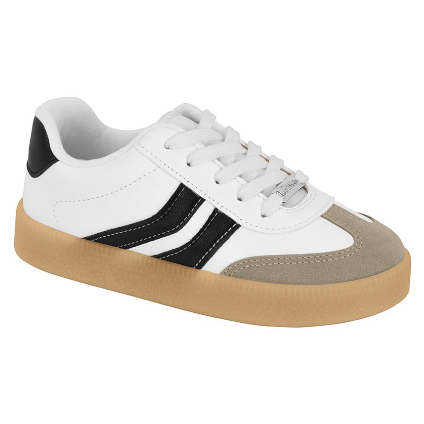 Tênis Infantil Molekinha Com Cadarço e Detalhe Lateral