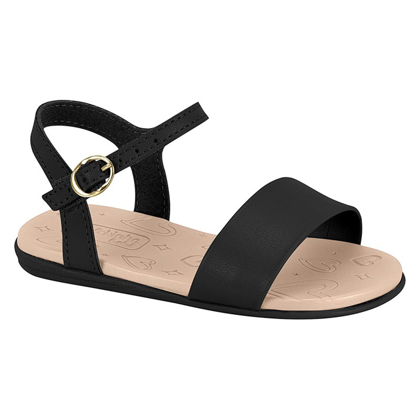 Sandália Infantil Molekinha Com Fivela E Tira Larga