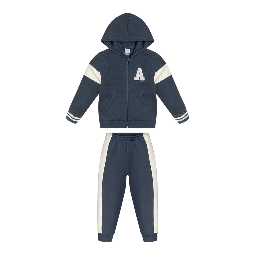 Conjunto Infantil Alakazoo Blusão Com Capuz E Calça