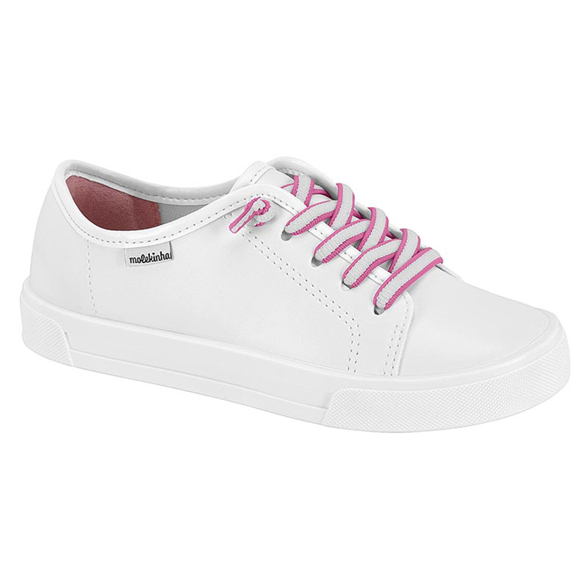 Tênis Infantil Molekinha Básico Com Cadarço