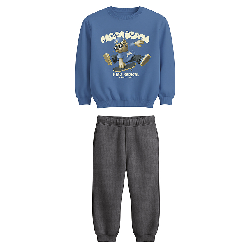 Conjunto Infantil Malwee Blusão Estampado E Calça