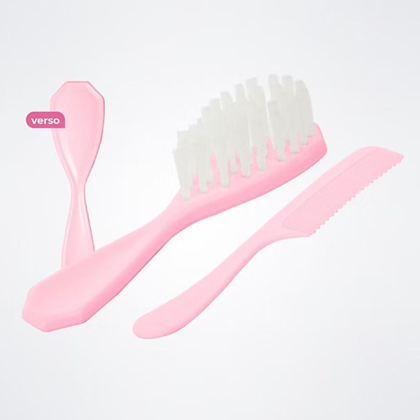 Kit Clean Pente E Escova Lully Bebê Com 02 Peças Kit Clean Pente E Escova Lully Bebê Com 02 Peças