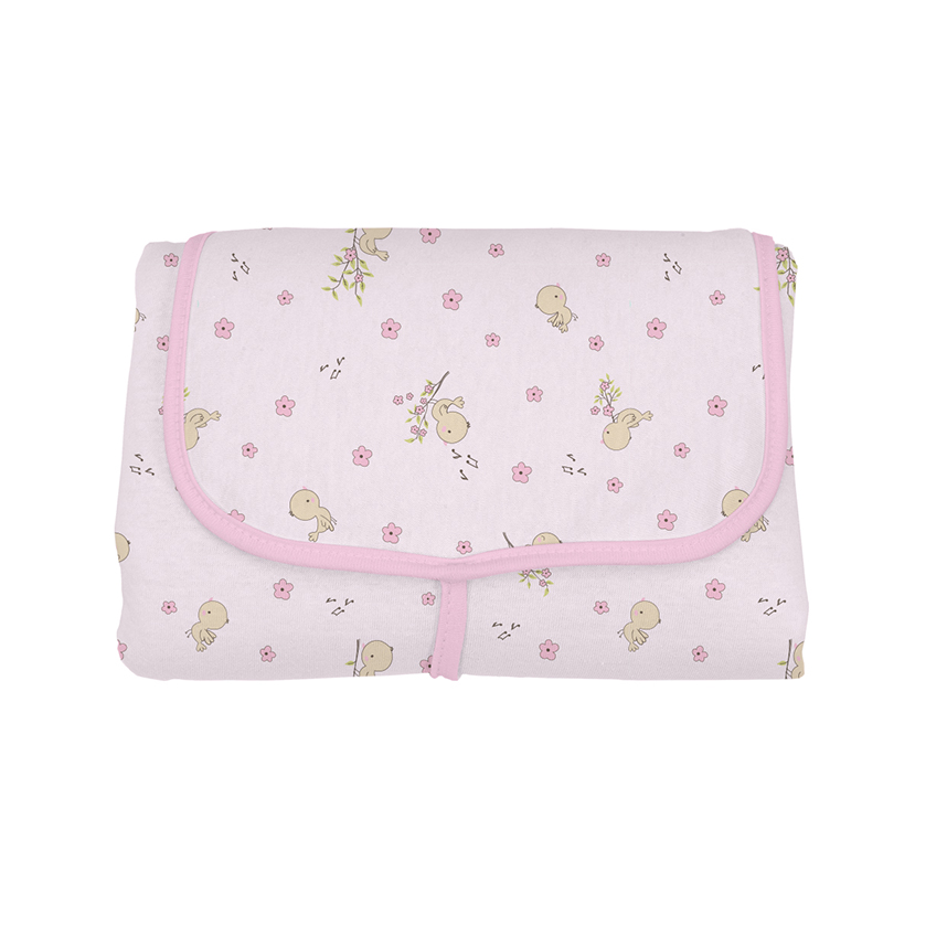 Trocador de Fraldas Portátil Bercinho Estampa Pássaro