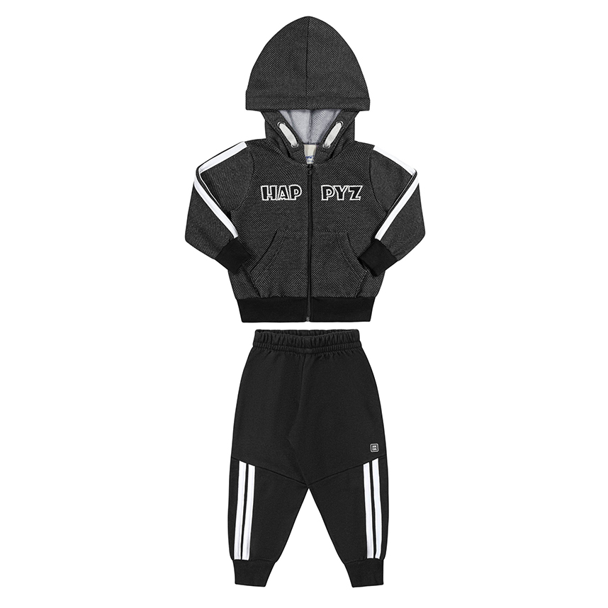 Conjunto Infantil Angerô Blusa Moletom Com Capuz E Calça