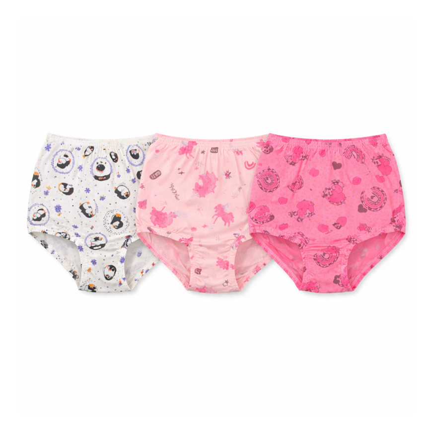 Calcinha Juvenil Kellynha Estampada Com 3 Peças