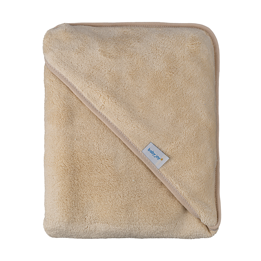 Toalha de Banho Bebê Baby Joy Lisa Bege