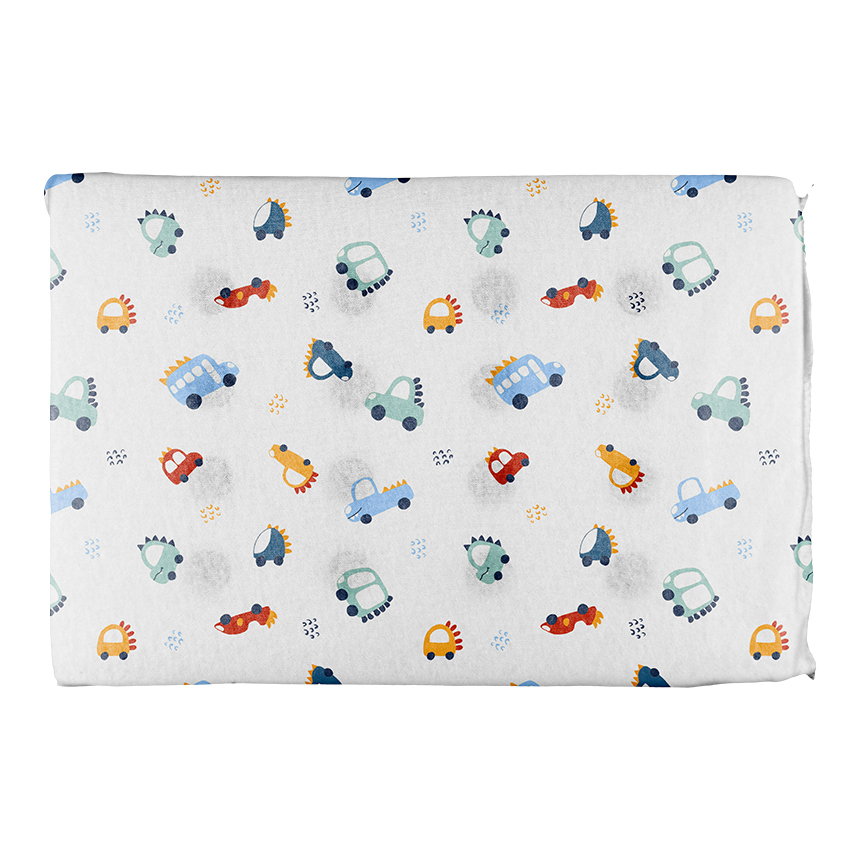 Travesseiro Antissufocante Bebê Bublim Estampa Carrossauro