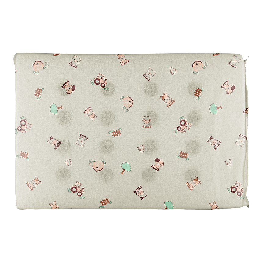 Travesseiro Antissufocante Bebê Bublim Estampa Fazendinha