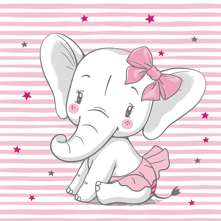 Cobertor Baby Joy Carneirinho Dupla Face Estampa Elefante Cobertor Baby Joy Carneirinho Dupla Face Estampa Elefante