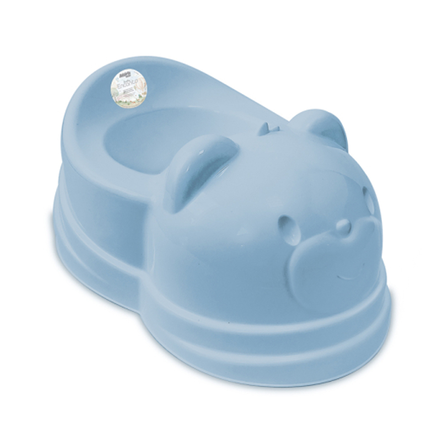 Troninho Infantil Cajovil Formato Urso Encanto Azul