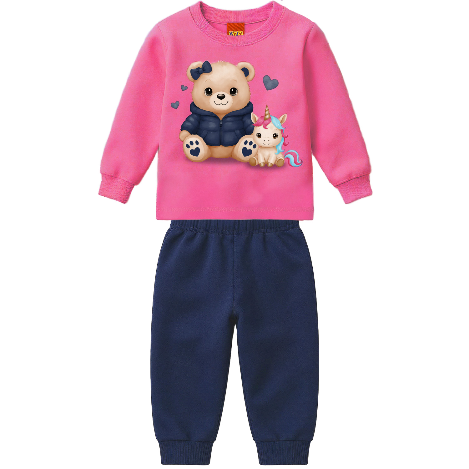 Conjunto Infantil Kyly Blusão Moletom Estampado E Calça