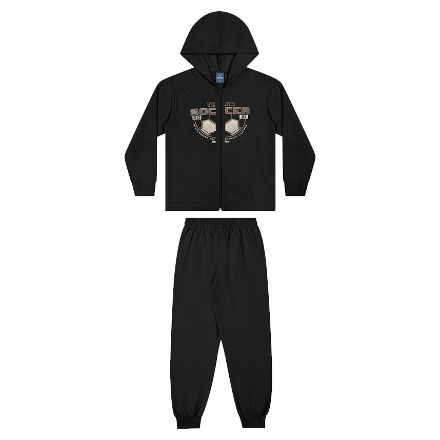 Conjunto Infantil Rei Rex Jaqueta Estampado E Calça