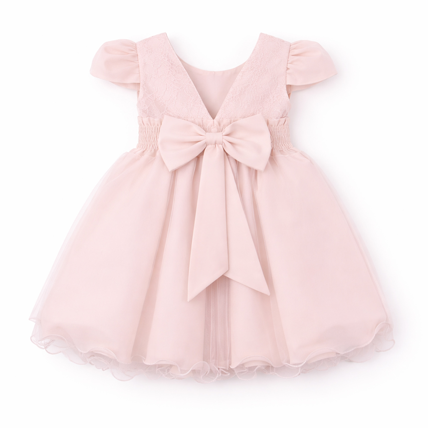 Vestido Infantil Nelu Aplique Borboletas Saia Tule