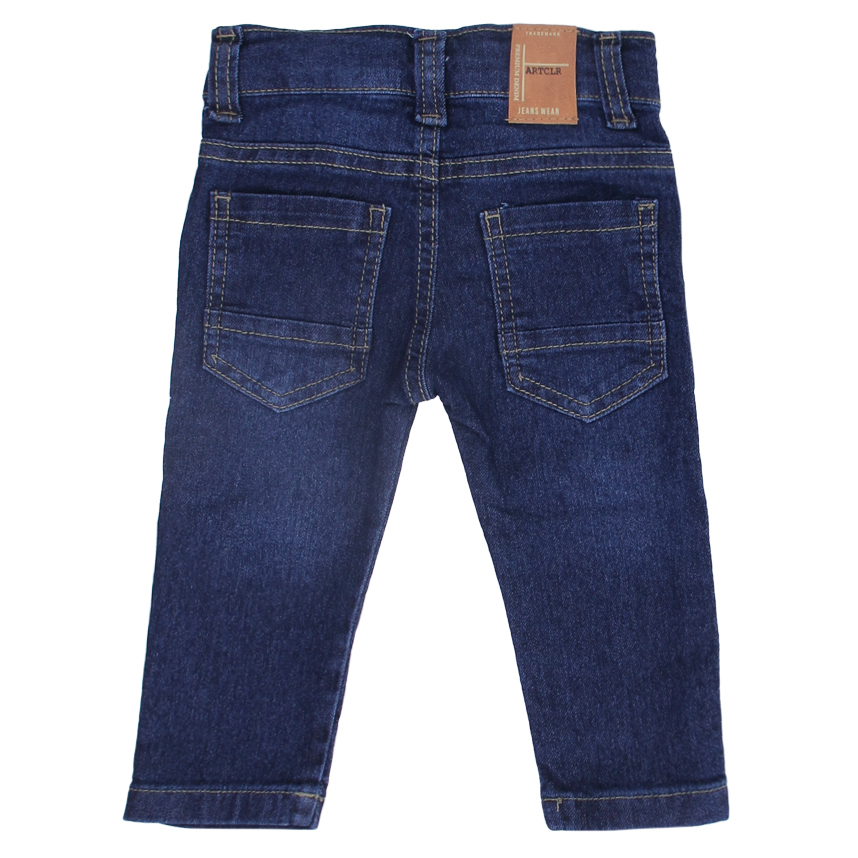 Calça Jeans Infantil Articolare Básica Detalhe Used