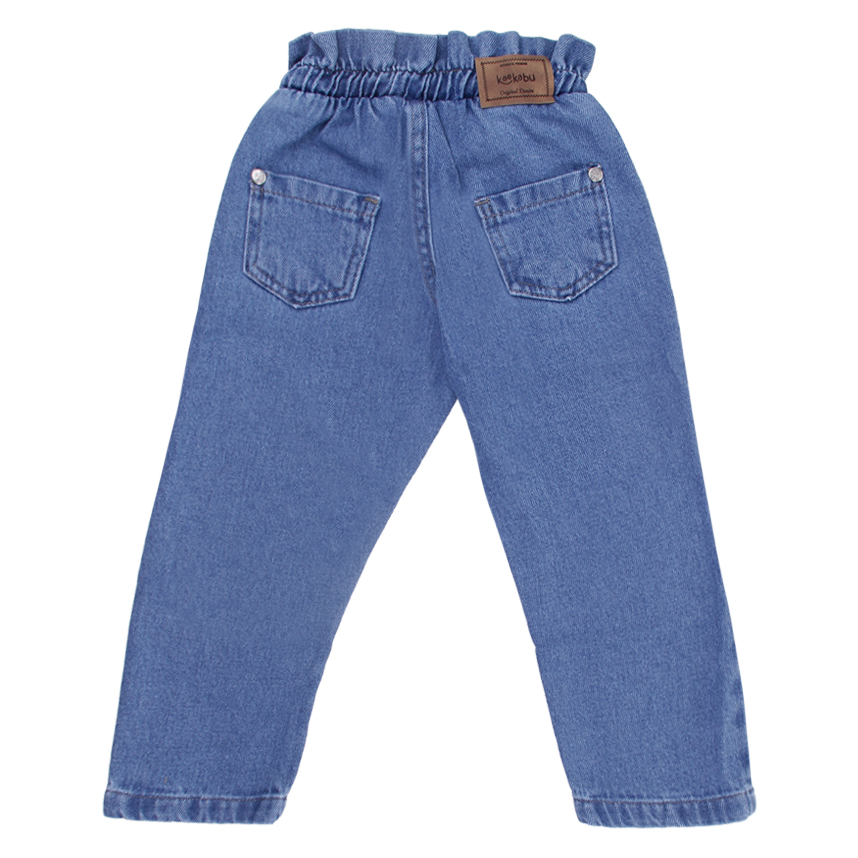 Calça Jeans Infantil Kookabu Clochar Bordado Corações