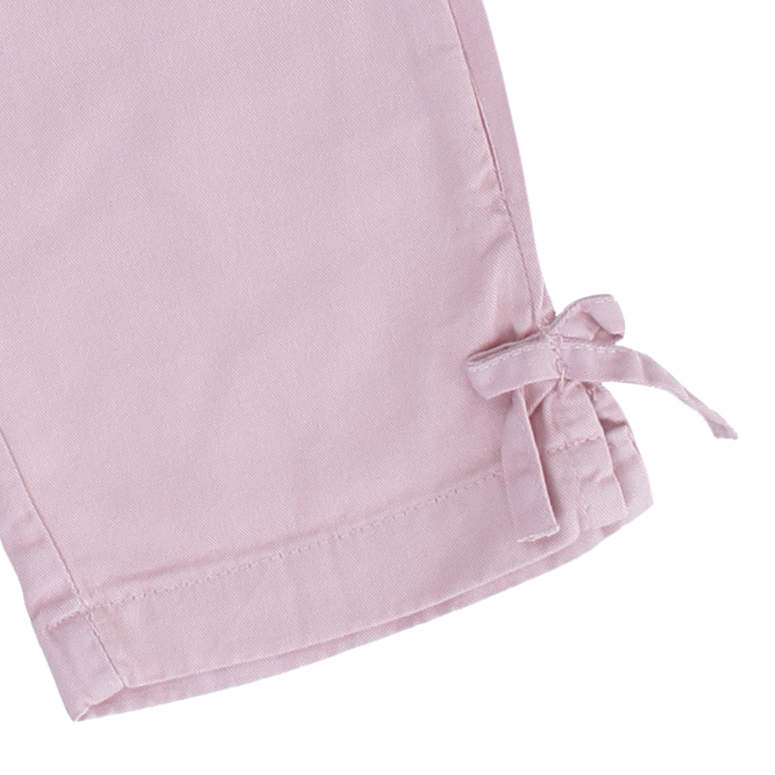 Calça Sarja Infantil Kookabu Detalhe Laço Na Barra