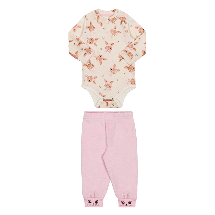 Conjunto Bebê Tileesul Estampa Coelho ou Panda
