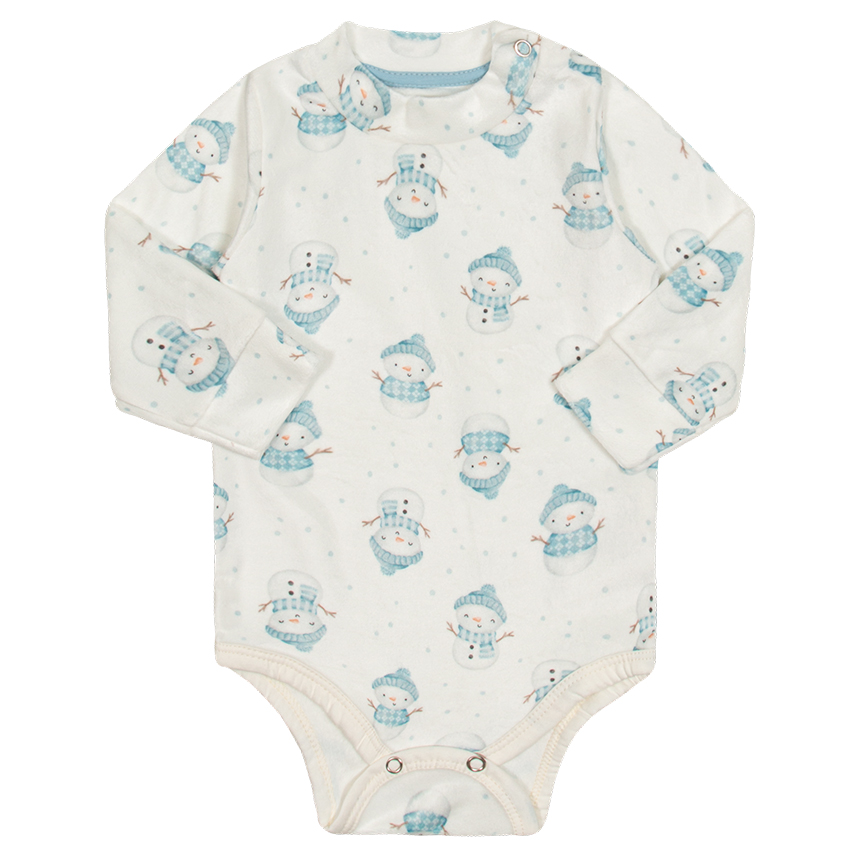 Conjunto Bebê Tileesul Estampa Bichos ou Boneco de Neve