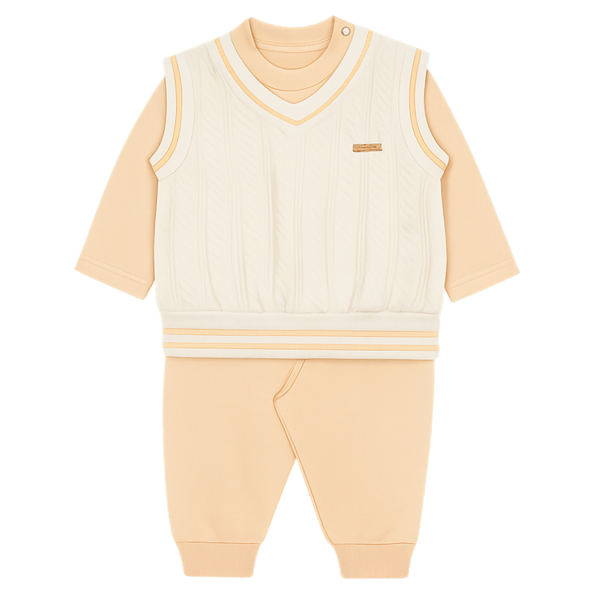 Conjunto Bebê Tileesul Body Colete e Calça