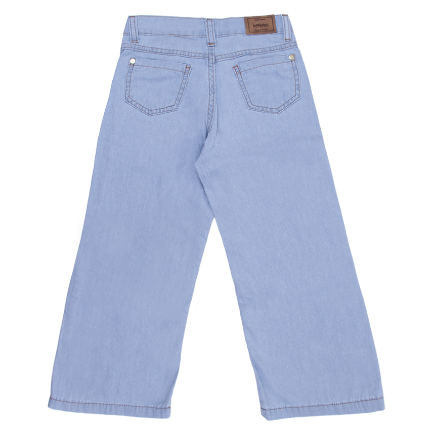 Calça Sarja Juvenil Articolare Cós Elástico Com Cordão