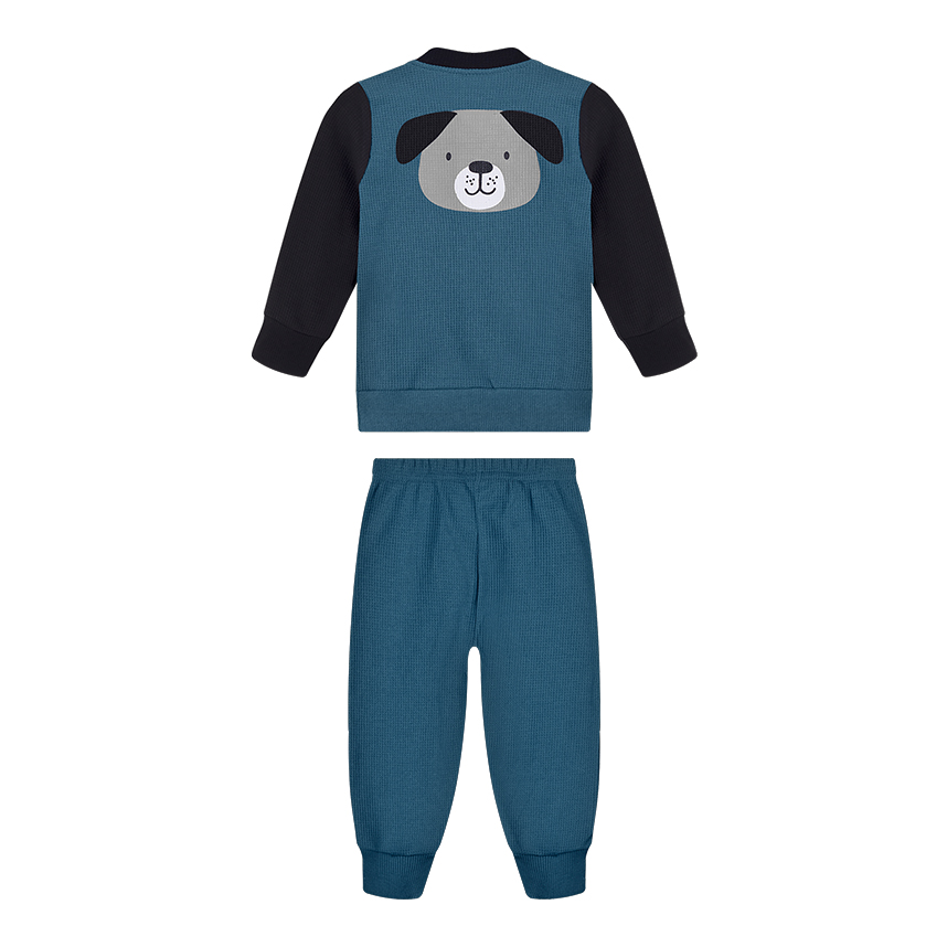 Conjunto Bebê Alakazoo Jaqueta Dogs e Calça